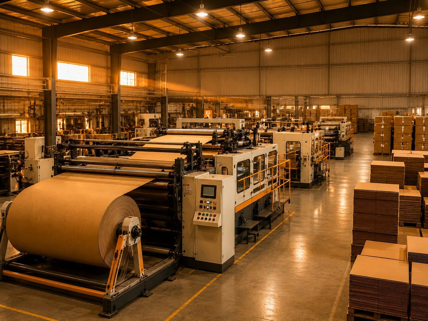 NK Packaging corrugation process, MIDC Mahape Navi Mumbai